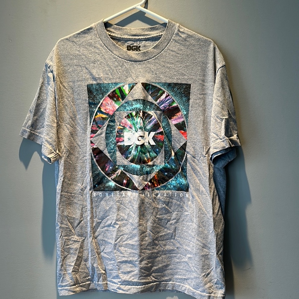 DGK Gray Short Sleeve Tee with Vibrant Graphic